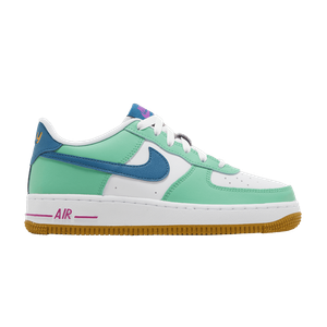 Кроссовки Nike Air Force 1 LV8 GS 'White Spring Green', зеленый
