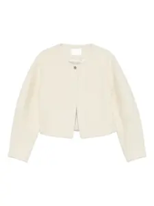 Бомбер Soft Goat, белый