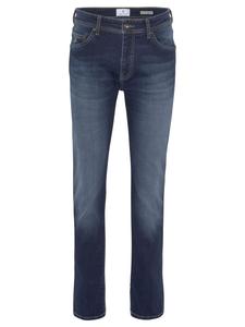 Джинсы-стрейч темно-синего цвета Delmao