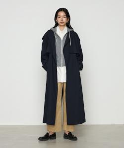 Трехсторонний тренч из габардина Silofil Kt Kiyoko Takase, цвет 09:Navy