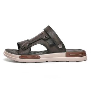 NANJIREN Мужские пляжные сандалии серые, цвет Gray