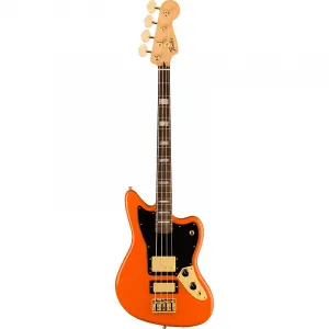 Электрический бас-гитар Fender Limited Edition Mike Kerr Signature Jaguar - цвет Tiger's Blood Orange