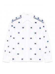 Рубашка с флокированным мотивом Ermanno Scervino, белый