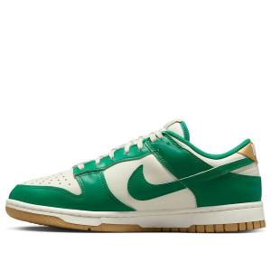 Кроссовки dunk low 'malachite metallic gold' Nike, зеленый