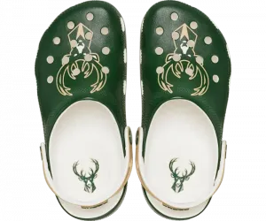 Сабо NBA Milwaukee Bucks Cls Crocs женские, цвет White