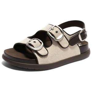 Senda Пляжные сандалии женские абрикосовый браун, абрикос кофе, цвет Apricot Coffee