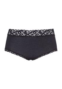 Трусы-макси, кружевные, бесшовные, однотонные, женские HANRO, черный