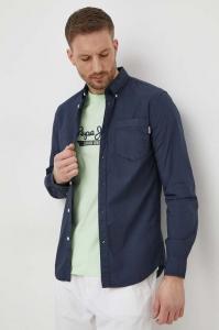 Рубашка «Принц» из хлопка Pepe Jeans, темно-синий