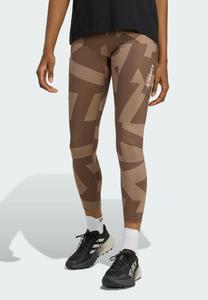 Леггинсы Adidas Sportswear TERREX MULTI PRINTED, Trace Brown Earth Strata/Brown