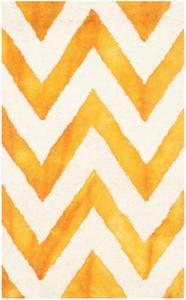 Ковер ручной работы SAFAVIEH, 244 x 305 см, Dip Dye Collection Ivory/Gold DDY715C шеврон акварель премиальная шерсть