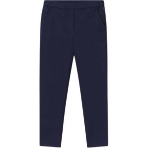 Женские повседневные брюки темно-синего цвета LACOSTE, темно-синий