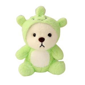 Плюшевая кукла с присоской в виде медвежьего сердца, высота 25 см Whoops, зеленый