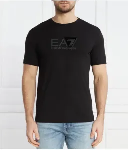 Футболка regular fit Ea7, черный