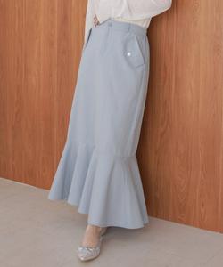 юбка из саржи в стиле «русалка»