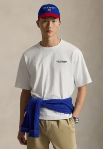 Футболка-Поло свободного кроя с принтом Polo Ralph Lauren, White