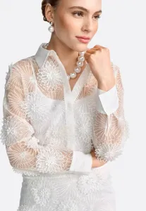 Блузка на пуговицах Rich & Royal, White