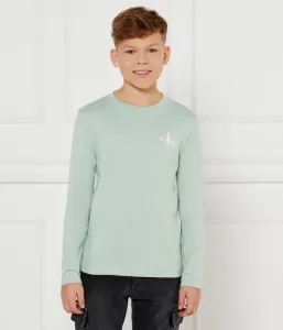 Лонгслив regular fit Calvin Klein Jeans, мятный