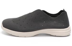 REBECCA LIM'S Бежево-голубые коллекционные низкие повседневные туфли на мягкой подошве слипоны для прогулок унисекс повседневная обувь - тёмно-серый, цвет Dark Gray