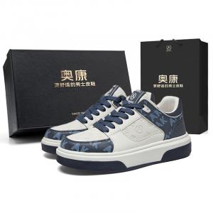 Кроссовки для скейтбординга Air Force One Series Low Top эксклюзивная упаковка AOKANG, джинсово-синий [с коробкой]