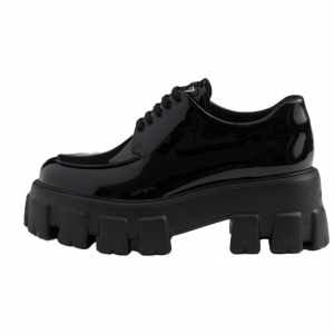 PRADA Monolith Chunky Heel высокие каблуки 5,5 см женские black
