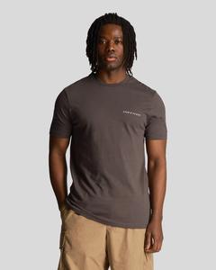 Футболка с вышивкой внутри Lyle & Scott, серый