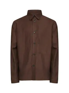 Рубашка с карманом Laneus, коричневый