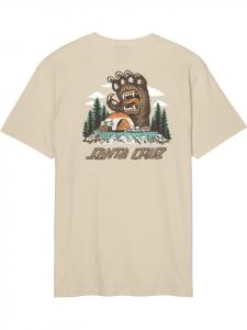 Футболка Screaming Grizzly T-Shirt коричневого цвета Santa Cruz
