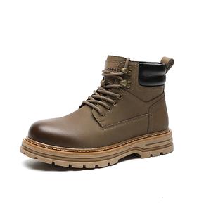 Mo Xu Мужские ботинки Martin цвета хаки, цвет Khaki