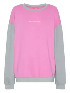 Свитшот с принтом логотипа One Teaspoon, розовый