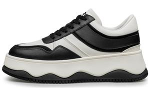 Кеды, скейтборд обувь женская низкая Zro, белый/черный