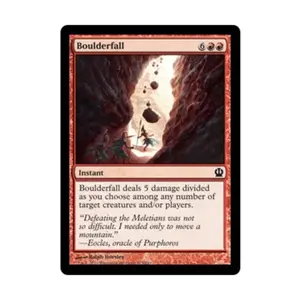 CCG Валунный Падение (С) (Фольга), MTG - Theros