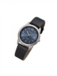 Аналоговые наручные часы Regent из титана, черные, средний размер (примерно 36 мм)