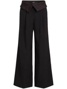 Karl Lagerfeld широкие брюки KL Studio строгого кроя, черный