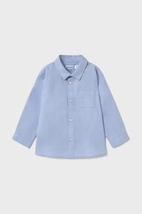 Детская хлопковая рубашка Mayoral, синий