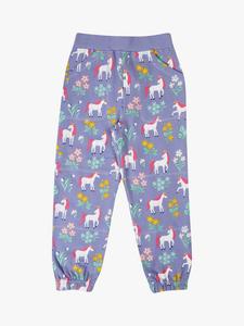 Детские хлопковые джоггеры Malpas Frugi, Unicorn Floral