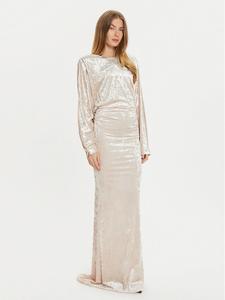 Вечернее платье облегающего кроя 104497 A29L Pinko, экрю