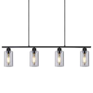 Подвесной светильник Globo Lighting Hadera, цветное стекло/железо - 4 лампы