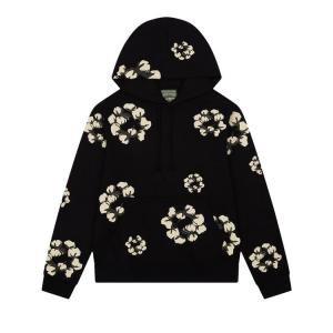 Худи Denim Tears x Cactus Plant Flea Market Cactus Tears Wreath Hoodie Black, черный