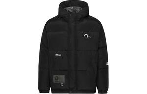 Пуховик унисекс черный Evisu, черный