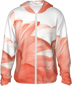 Тонкая спортивная худи с защитой от солнца, с длинными рукавами и цветочным принтом, для мужчин и женщин