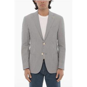 Пиджак CC COLLECTION Awning Striped Half-Lined REFINED 2-Buttons Bl Corneliani, белый