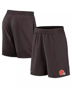 Мужские коричневые шорты Cleveland Browns Stretch Woven Nike