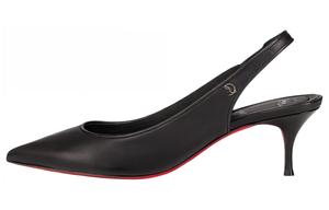 Спортивные лодочки-слингбэки Christian Louboutin, черные