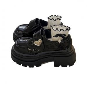 SHUMO Женские лоферы черные глянцевые, цвет Black Glossy