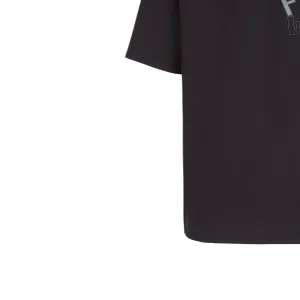 FENDI Футболка мужская Black Crew Neck Moderate Straight Fit