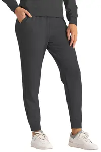 Женские бамбуковые легкие джоггеры Free Fly из флиса, цвет Heather Black