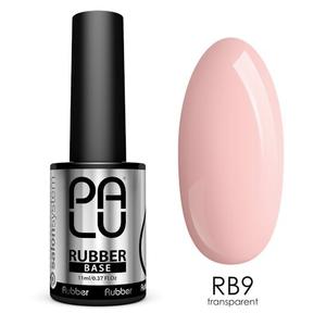 Персиково-розовый - Строительная резиновая основа 11мл Palu 3in1 Rubber Base №9, PALU COSMETICS