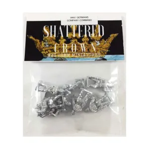 Командование немецкой роты, WWI Shattered Crown Miniatures - German (28mm)