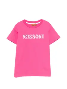 Футболка Missoni Kids, розовый