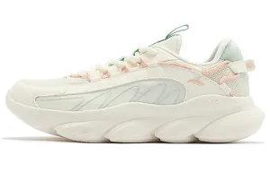 Кроссовки женские с низким верхом Feather белые/розовые/зеленые 361°